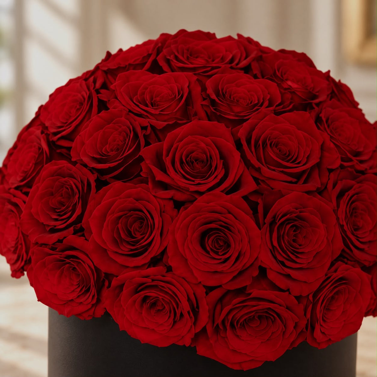 Forever Roses – Round Gift Box