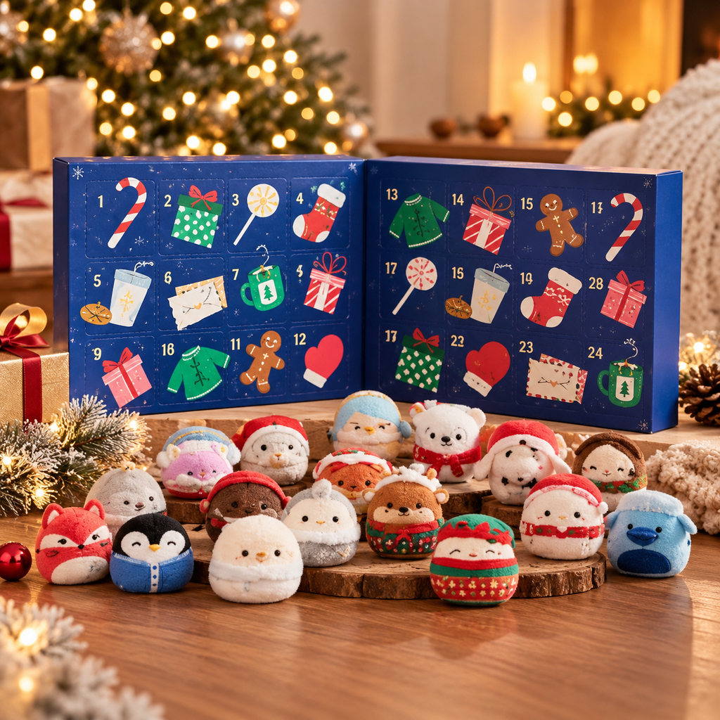 CozyMinis – 24-Day Plush Advent Calendar with Mini Figures