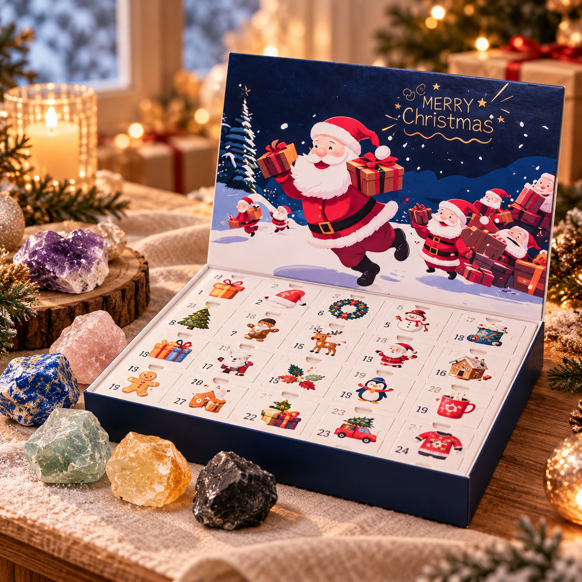 Crystal & Gemstone Advent Calendar – Christmas gift