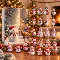 Snowman Advent Calendar – 24 Christmas Ornaments