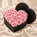 Forever Roses – Heart Gift Box – Pink