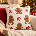 Gingerbread Christmas Cushion Cover