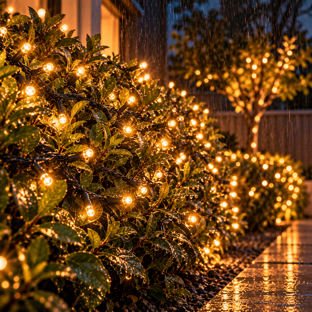 Outdoor LED String Lights – Weatherproof Christmas Lights